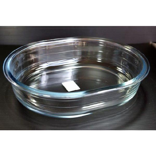 家庭用オーブンOK! 耐熱ガラス・オーバルディッシュ２５　H-３６１１　[日本製/洋食器/洋風/グラタン/シチュー/オーブン料理/耐熱容器] | 