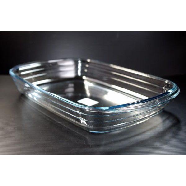 家庭用オーブンOK! 耐熱ガラス・レクタングルロースターH-３７６７ [ | 