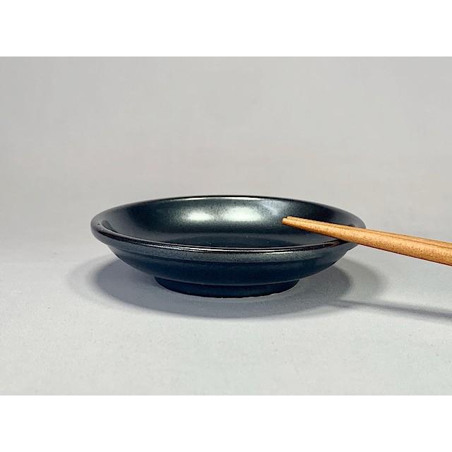 HO104　黒結晶玉渕３０小皿TOH アウトレット品 |  | 01