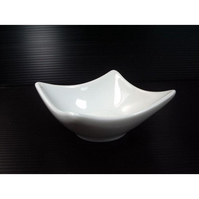 HO121　7cmスクエアディッシュ・白い角深皿 | 