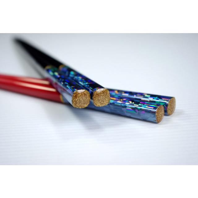 HO136　海皇　朱色　19.5cm箸 |  | 02