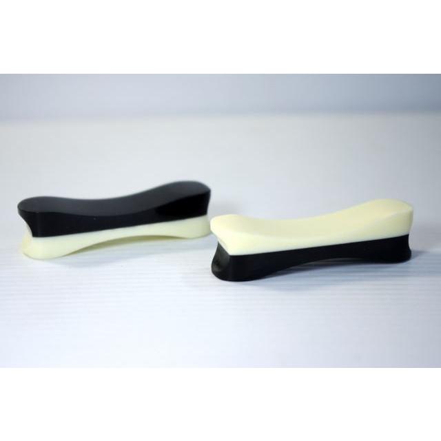 HO158　BLACK/CREAM リバーシブル箸置き・スプーンレスト |  | 01
