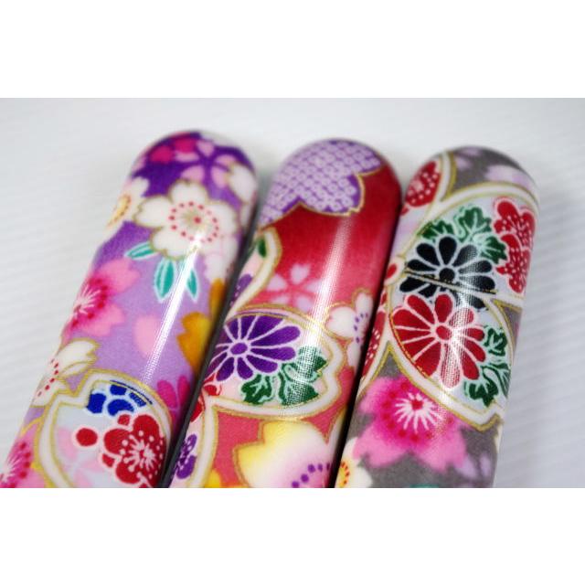 HO171　桜づくし布貼　箸・箸箱セット　黒（写真の左端のみ1セット限定） |  | 03