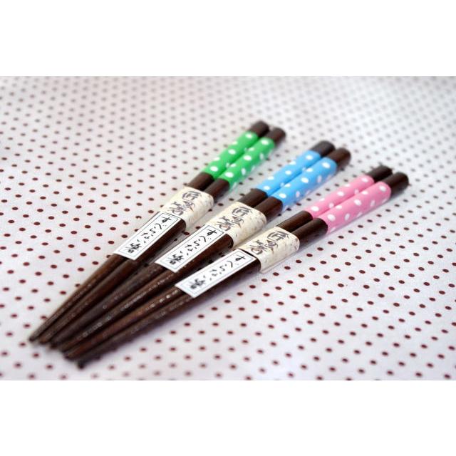 HO184　１６．５cmNEWドット箸 |  | 02