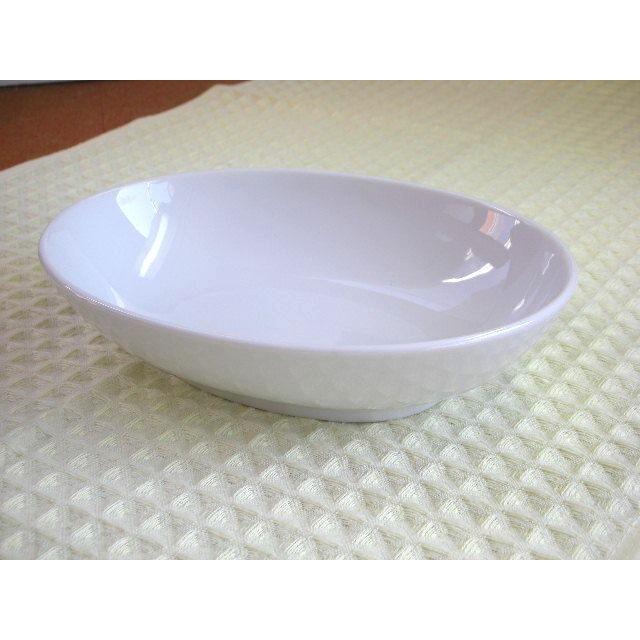 KB034 洋食器白い食器・１７cmオーバルボール・スープディッシュ ★アウトレット品★ | 