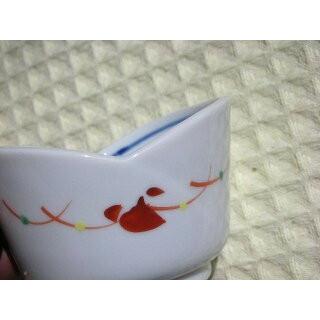 KB073 和食器小鉢・赤絵二つ山３３小鉢★アウトレット品★ |  | 01