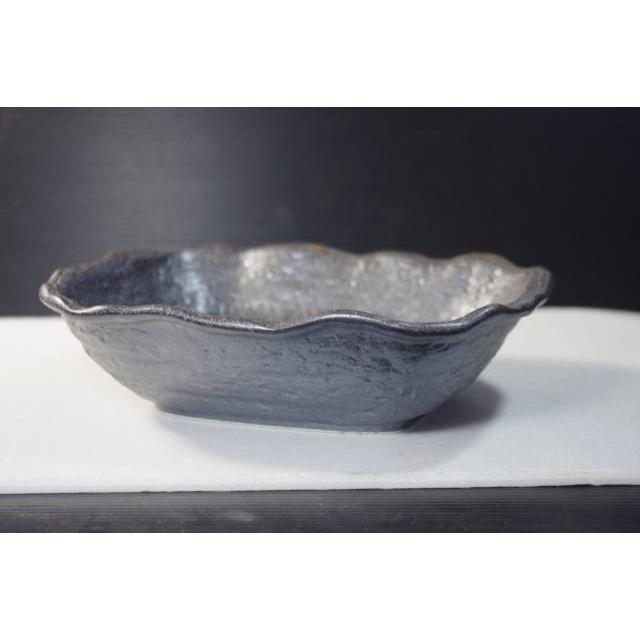 KB102　和心18cm長角煮物鉢　黒＆白  [美濃焼/日本製/陶磁器/和食器/和風/角鉢/中鉢/おしゃれ/小鉢/レストラン/料亭/旅館/アウトレットこみ] |  | 03