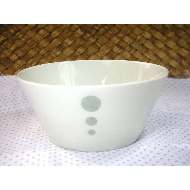 KB142 ドット・クリーム軸サラダボール★アウトレット品★ | 