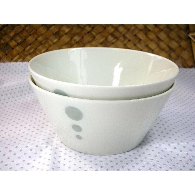 KB142 ドット・クリーム軸サラダボール★アウトレット品★ |  | 01