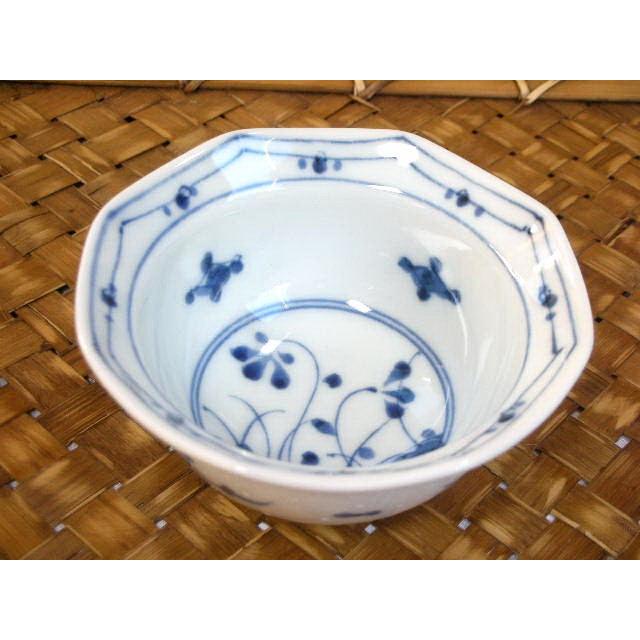 KB151 八角珍味鉢・格子花紋＆高麗草花HDA★アウトレット品こみ★ |  | 02