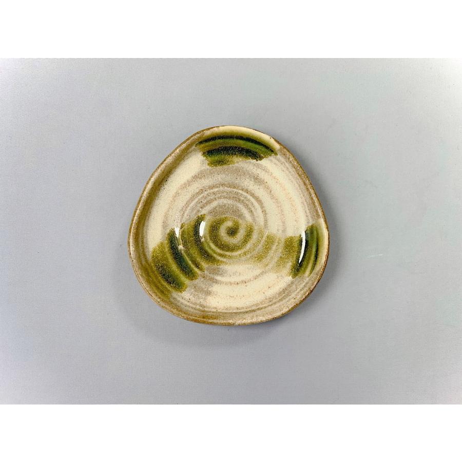 彩華さび白織部刷毛豆皿  [美濃焼/日本製/陶磁器/和風/ブラウン/茶色/小皿/深皿/漬物/薬味/副菜/タレ/居酒屋/旅館/料亭/業務用/レストラン] |  | 01