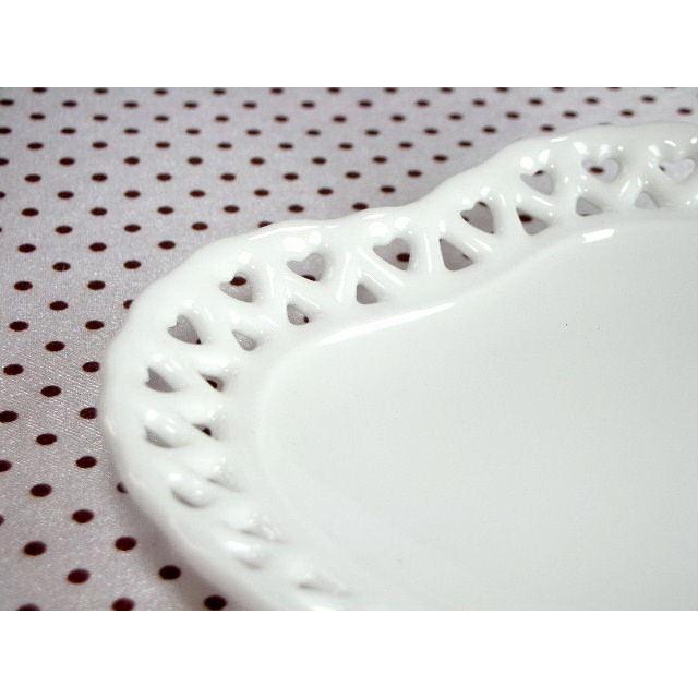 透かし10.3cmハート型ナッピー皿★アウトレット品★OYT  KZ210 |  | 01