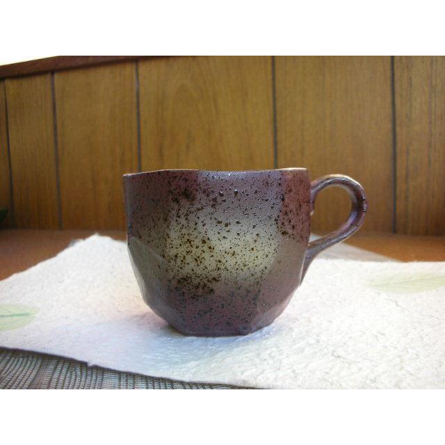 MC012　ソギ型マグ　あずきダイヤ吹き   [美濃焼/日本製/陶磁器/カフェラテ/コーヒー/業務用] |  | 01