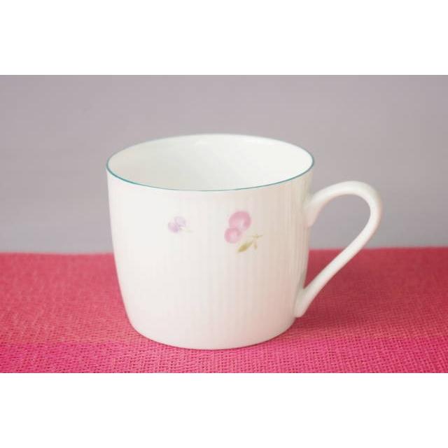 MC042　白磁フルーツマグカップ   [美濃焼/日本製/陶磁器/アウトレットこみ] |  | 01