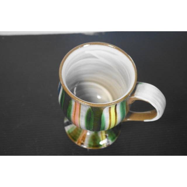 MC134A　手描き白刷毛色十草高台マグ   [美濃焼/日本製/陶磁器/アウトレット] |  | 01