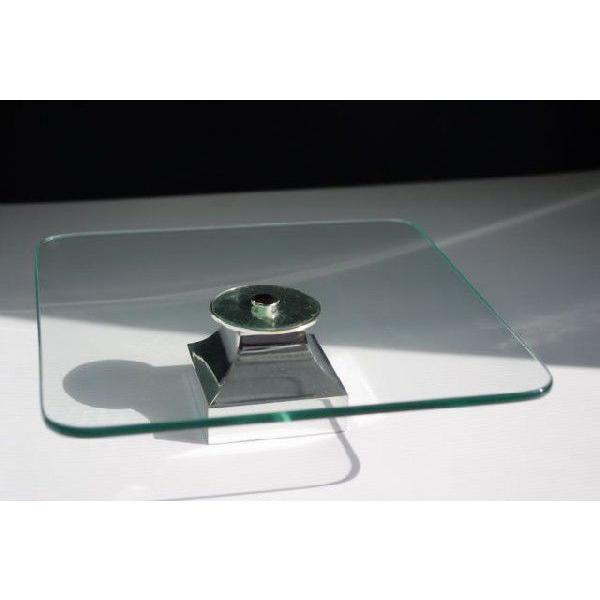 スクエアグラスプレート20ｃｍNWK | 