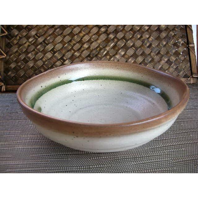 彩華さび白織部一珍６５ボウル・盛鉢　[美濃焼/日本製/陶磁器/和食器/和風/大鉢/シリーズ/ベージュ/煮物鉢/料亭/旅館/レストラン/業務用] | 