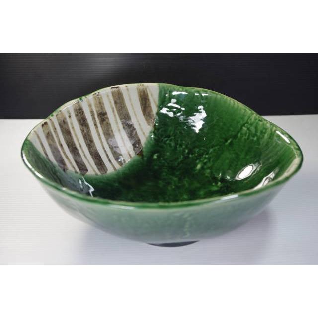 OB084 変形大鉢　織部十草24.2ｃｍ★アウトレット品★DYS |  | 01