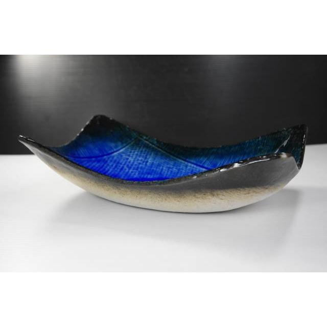 OB086 マス入長角鉢25.4ｃｍ　藍染ブルー ★アウトレット品★ |  | 01