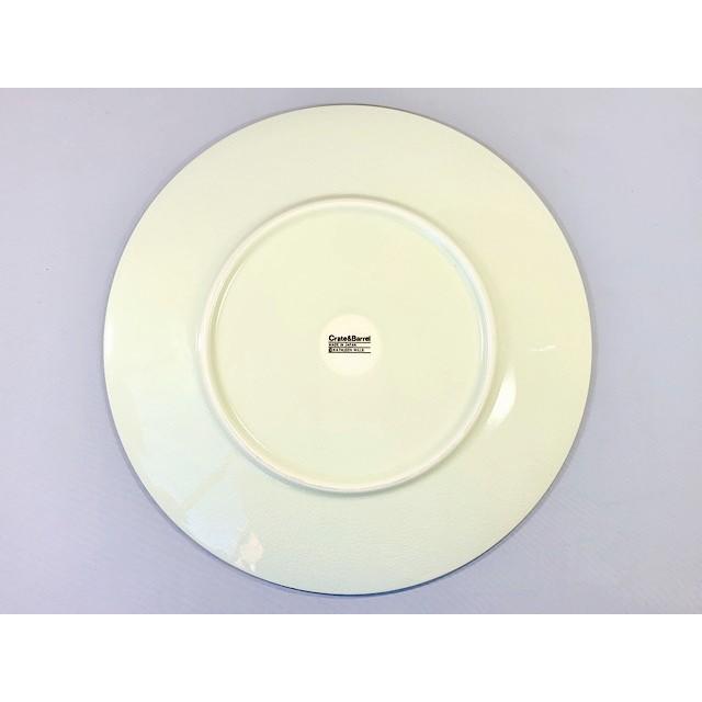 Crate＆Barrel貫入１０”ディナープレート28cm [日本製/陶磁器/洋食器/洋風/大皿/盛皿/プラター/丸/クリーム/ブランド/生産終了品/限定/おしゃれ/アウトレット] |  | 04