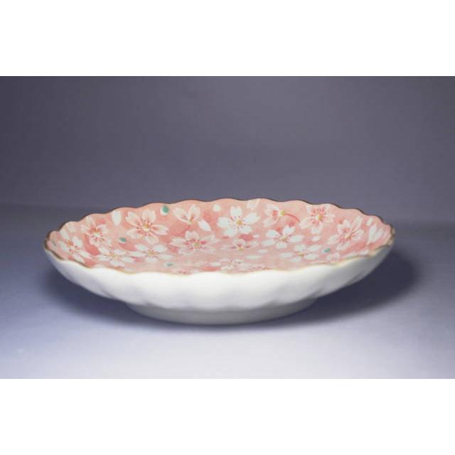 OZ025　花詰め赤　菊型60皿　アウトレット品 |  | 01