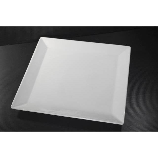 OZ031 白25.6cm正角盛皿 ★アウトレット品★ | 