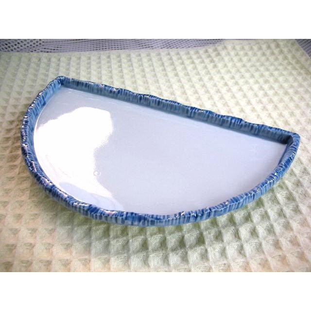 OZ101 強化渕十草半月刺身皿 ★アウトレット品★SMK | 