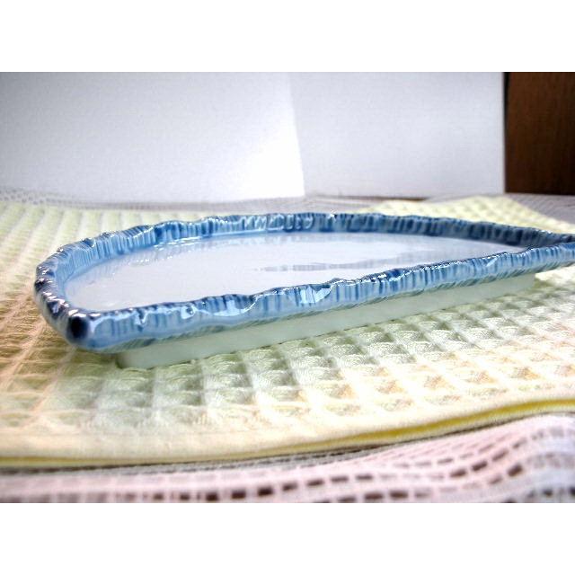 OZ101 強化渕十草半月刺身皿 ★アウトレット品★SMK |  | 01