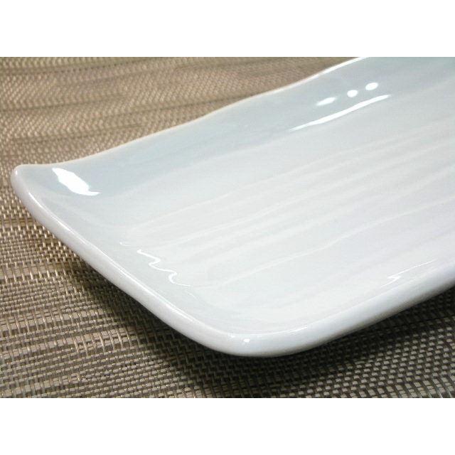 OZ125 うすい青磁釉の流水28cm長角皿・さんま皿★アウトレット品★TOH |  | 01