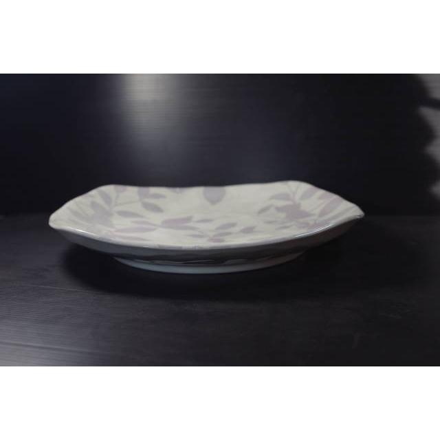 OZ126 パープル木の葉24ｃｍ皿TOH★アウトレット品★ |  | 01
