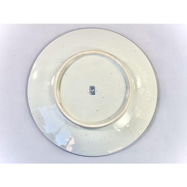 手描き間取草花8寸皿  [美濃焼/日本製/陶磁器/和食器/和風/大皿/グレー/灰色/盛皿/おしゃれ/手書き/大きい/丸/旅館/料亭/レストラン/アウトレット込み] |  | 04