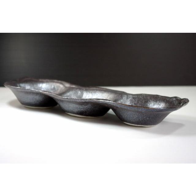 OZ203 たっぷり入る27cm枝豆三品・黒マット |  | 01