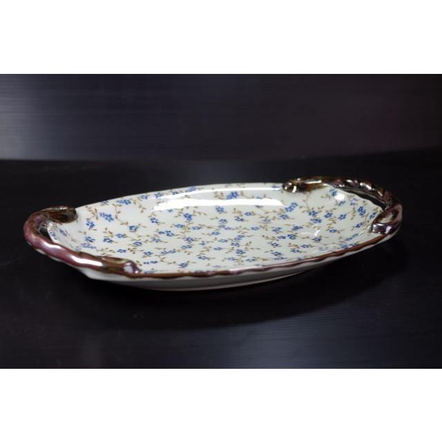 OZ220 憲小花21.7cm手付き楕円皿★アウトレット品こみ★AKS |  | 01