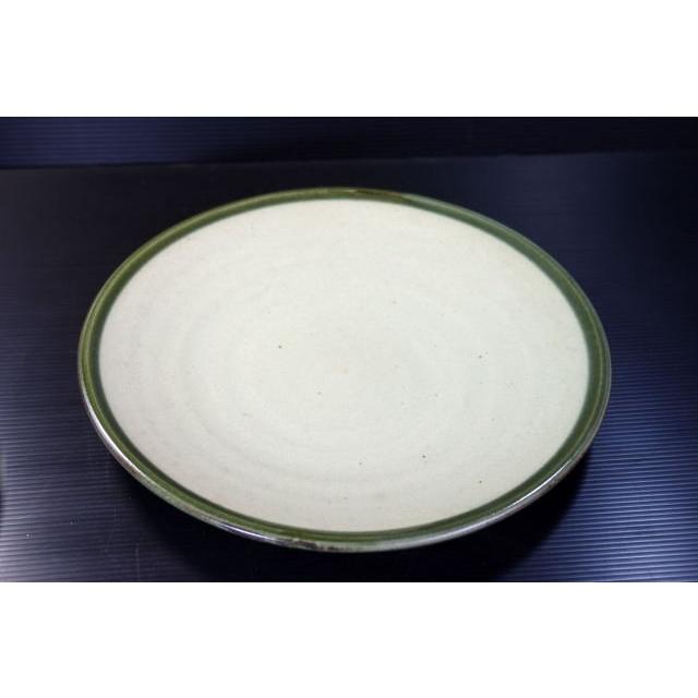 OZ270 益子織部25cm丸皿★アウトレット品★DKY | 