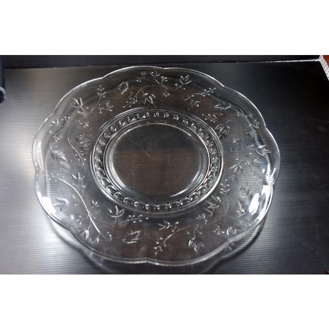 OZ273 フラワー・ガラス35.8cmパーティープレート★アウトレット品★ |  | 01