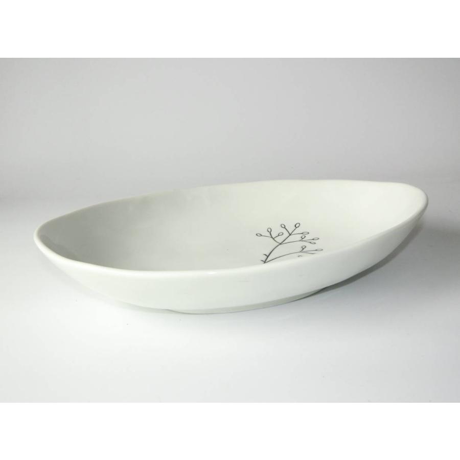 PS019　オーバルパスタディッシュ・うず花　★アウトレット品★ |  | 01