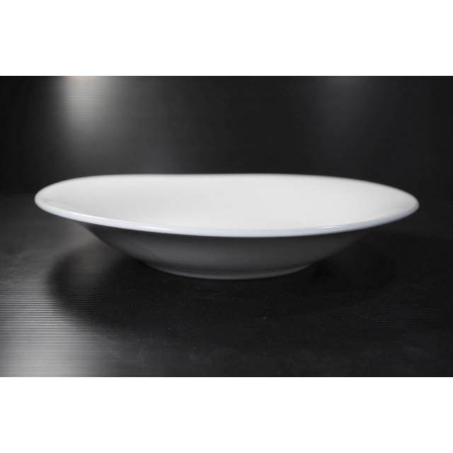 PS020　白22.4ｘ20.5ｃｍ楕円スープ皿   アウトレット品 |  | 02