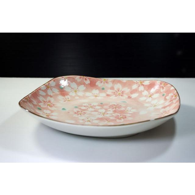 PS040　花詰め　赤　四角　盛皿　★アウトレット品★　 |  | 02