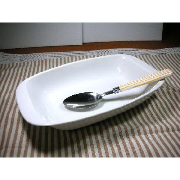 PS059　ホワイト２４．５ｃｍ角型９”ベーカー・カレー皿★アウトレット品★ | 
