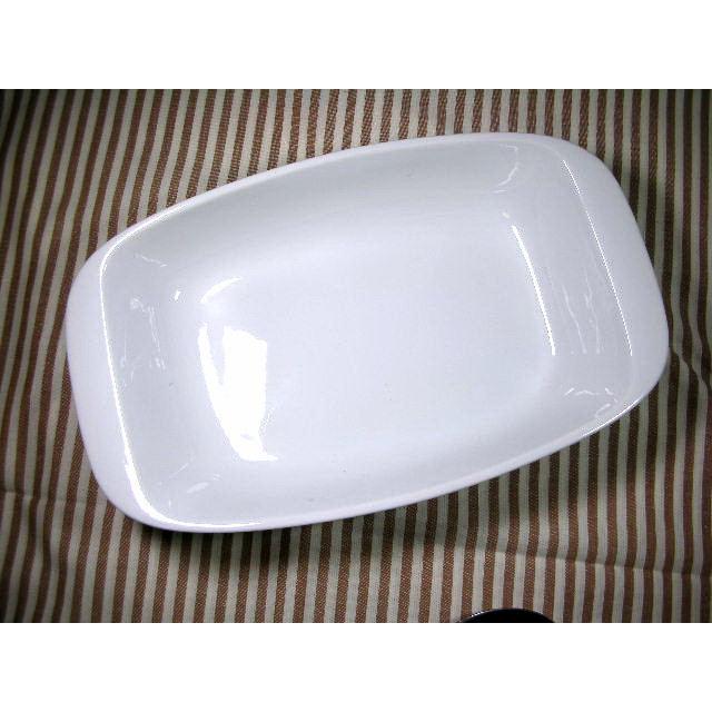 PS059　ホワイト２４．５ｃｍ角型９”ベーカー・カレー皿★アウトレット品★ |  | 01