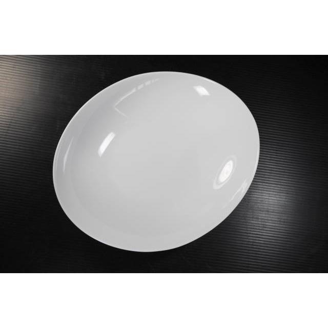 PS082　ちょっと白めの楕円カレー皿・深皿（アウトレット品） | 