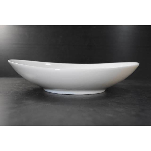 PS082　ちょっと白めの楕円カレー皿・深皿（アウトレット品） |  | 01