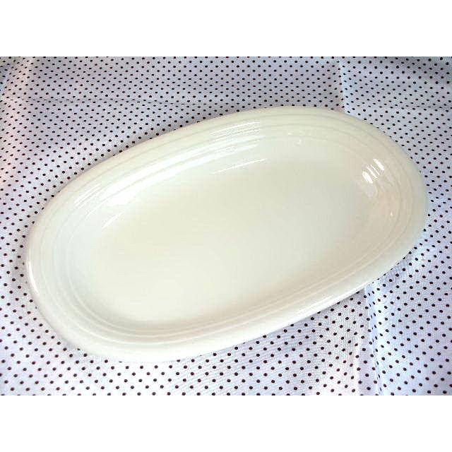 PS083アイボリー26.2cmトリプルライン・オーバルプラター（アウトレット品） | 