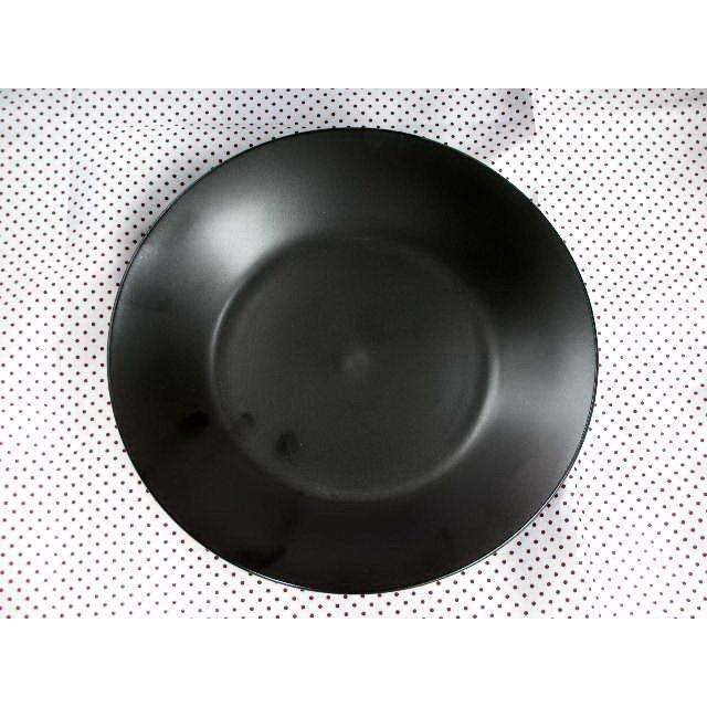 PS092　マットブラック24cm深皿・カレー皿★アウトレット品★ |  | 01