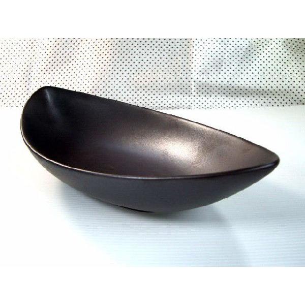 PS100 Le maitre27cmパスタディッシュ・黒マット(チョコレート色）★アウトレット品こみ★ | 