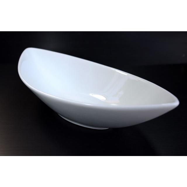 PS104 かなり白めのBoat30ｃｍパスタディッシュ・ボウル★アウトレット品込み★ | 