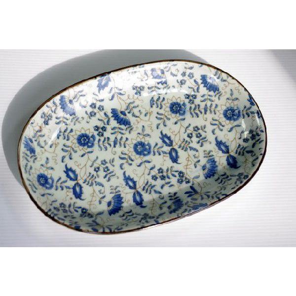 PS109 有田「祥窯」の藍華22.6cm楕円パスタ皿 | 