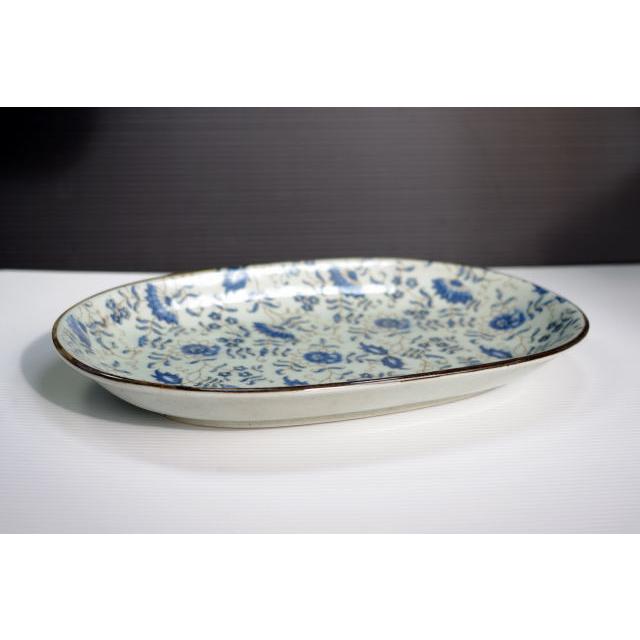 PS109 有田「祥窯」の藍華22.6cm楕円パスタ皿 |  | 01