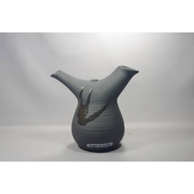 SK002　レンジ燗大　南蛮　[美濃焼/日本製/陶磁器/和食器/和風/黒/ブラック/酒器/熱燗/徳利/とっくり/日本酒/お酒/居酒屋/料亭/旅館/レストラン/業務用] |  | 01