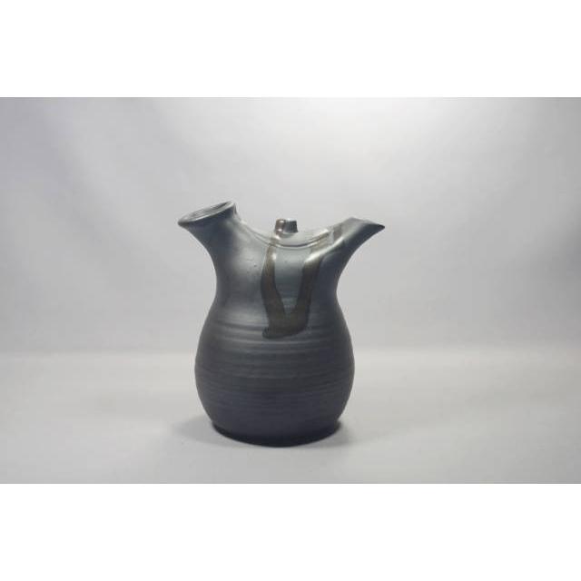 SK004　レンジ燗小　南蛮　[美濃焼/日本製/陶磁器/和食器/和風/黒/ブラック/酒器/熱燗 /徳利/とっくり/日本酒/お酒/居酒屋/料亭/旅館/レストラン/業務用] | 